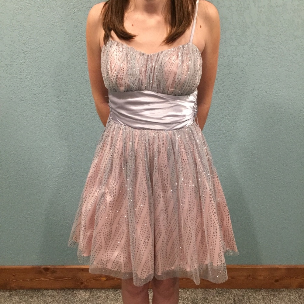 Deb Pink and Silver Size 3/4